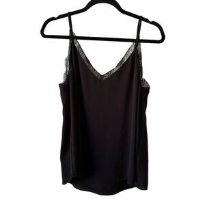 Aritzia Black Lace Cami Tank Large babaton